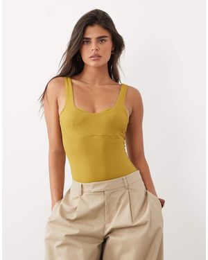 ASOS Body Moldeador De Poliamida En Verde