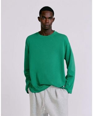 Pull&Bear Schweres t-shirt - Grün
