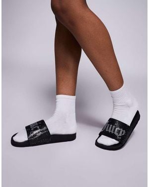 Juicy Couture Donna Diamante Sliders - Multicolour