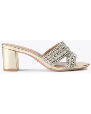 Carvela Kurt Geiger Pageant Block Heeled Sandals - White