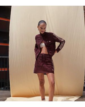 adidas Originals X Asos Crochet Knitted Mini Skirt - Brown