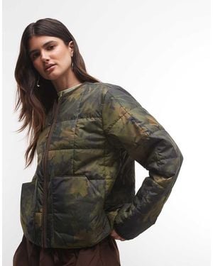 The North Face Chaqueta Aislante Lhotse Lt Estampada En Verde - Gris