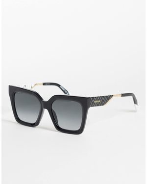 Missoni Sunglasses – eckige oversize-sonnenbrille - Schwarz