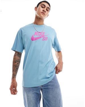 Nike – t-shirt - Blau