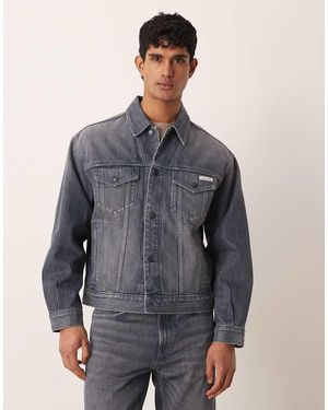 Calvin Klein Trucker Denim Jacket Co-ord - Grey