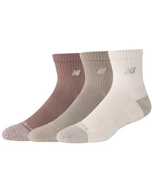 New Balance Pack De 3 Calcetines Active Premium De Caña Media En-Neutro - Multicolor