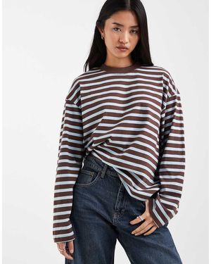 ONLY Oversized Long Sleeve T-shirt - Blue