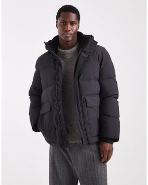 SELECTED Nylon Puffer Jacket - Blue