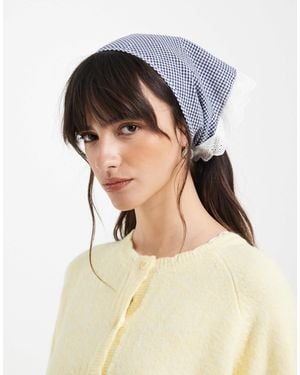 ONLY Triangle Head Scarf - White