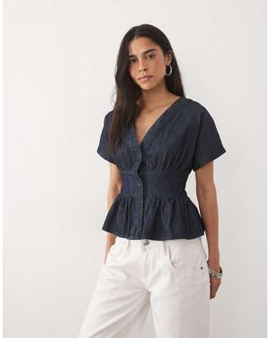 Miss Selfridge Top - Blu
