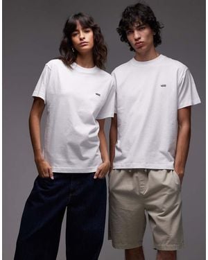 Vans Left Chest Logo Regular Fit T-Shirt - White