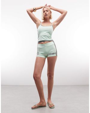 Collusion Football Booty Short - Green