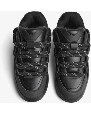 Bershka Chunky Skater Trainers - Black