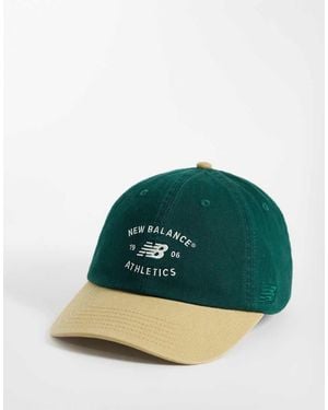 New Balance Cappellino Sportivo A 6 Pannelli Verde E