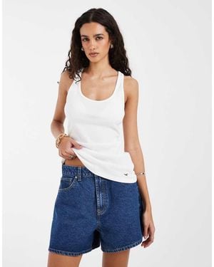 Hollister Scoop Neck Tank Top - Blue