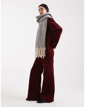 Threadbare Sciarpa Grigia - Rosso