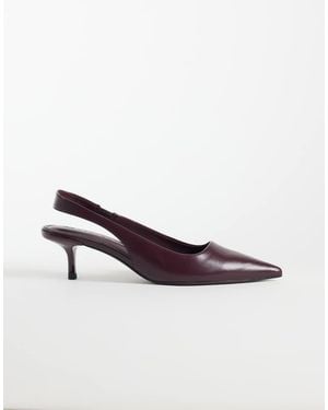 ASOS Signature Kitten Heelschoenen - Rood