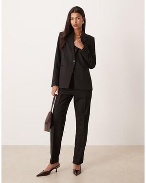 Mango Boreal Tailored Straight Leg Trouser Co-ord - Natural