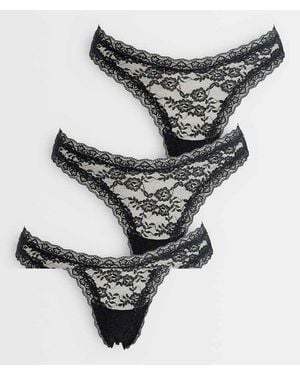 Lindex Dana Set Van 3 Kanten Strings - Metallic