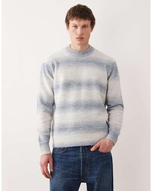 SELECTED Ombre Knit Jumper - Grey