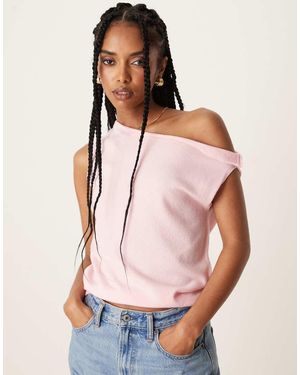 ASOS Top Rosa Strutturato