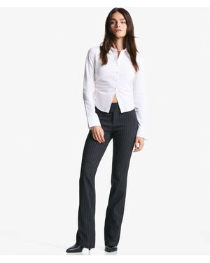 Bershka – figurbetonte bluse - Weiß