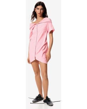 Desigual Hooded Dress Masha Popova - Pink
