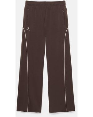 Pull&Bear Fließende jogginghose mit paspelierung - Braun