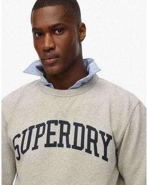 Superdry Athletic Essentials Crew Sweatshirt - Grey