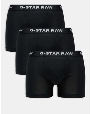 G-Star – 3er-pack eng geschnittene boxershorts - Schwarz