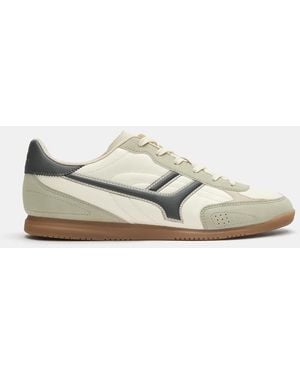 Pull&Bear Sneakers Écru Rétro - Neutro