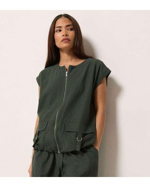 PixieGirl Petite Gilet - Green