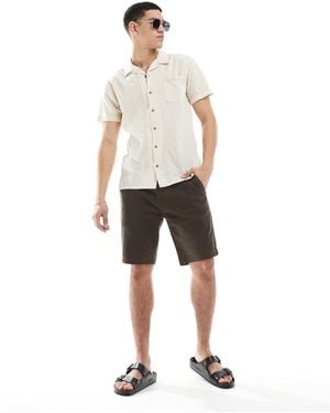 Threadbare Chino Shorts - Natural