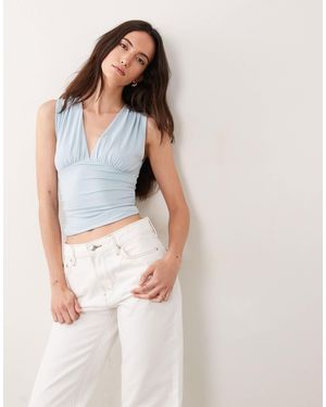 Cotton On Ellie Wrap Halter - Blue