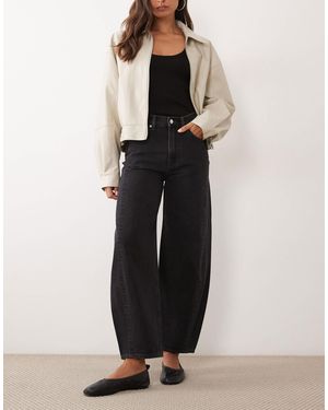 ARKET Cedar baggy-jeans mit hohem bund - Schwarz