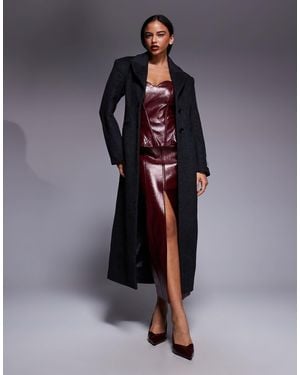 ASOS Asos X The Sourced Collection Snatched Waist Coat - Blue