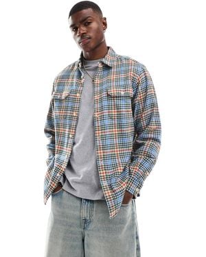 Levi's Jackson Check Flannel Worker Shirt - Blue