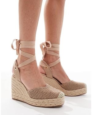schuh – velma – gewebte espadrilles - Braun