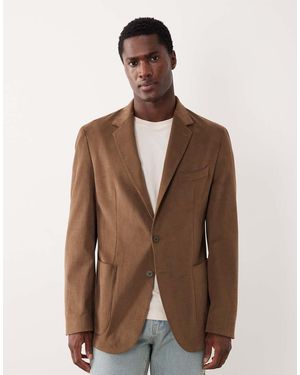 Mango Premium Tailored Blazer - Brown