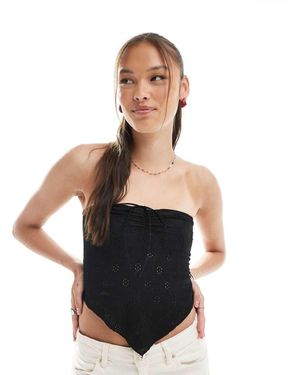 Cotton On Claudia Halter Tube Top - Black