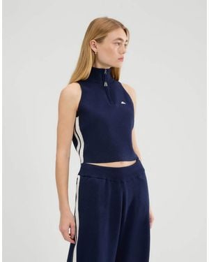 Ellesse Surista 1/4 Zip Top - Blue