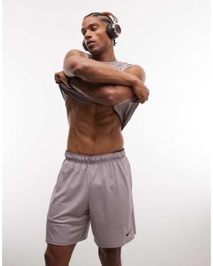 Nike Dri-fit Flex 7 Inch Shorts - Purple