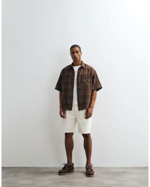Lacoste – jeans-bermudashorts - Weiß