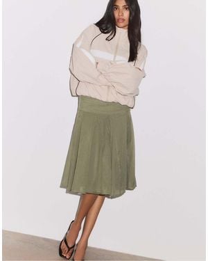Stradivarius Technical Jacket - Natural
