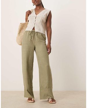 Jdy Wide Leg Trousers - Natural