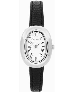 Sekonda Bellamy 23Mm Oval Analogue Watch With Strap - White
