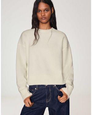 Bershka – pullover - Natur