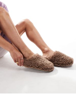 Loungeable Chaussons ultra duveteux - chocolat - Marron