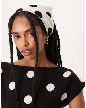 ASOS Reversible Head Scarf - Black