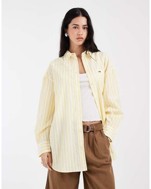Tommy Hilfiger Essential Oversized Shirt - Natural